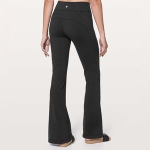 NWT Lululemon Groove Pant Flare Size 6 BLACK